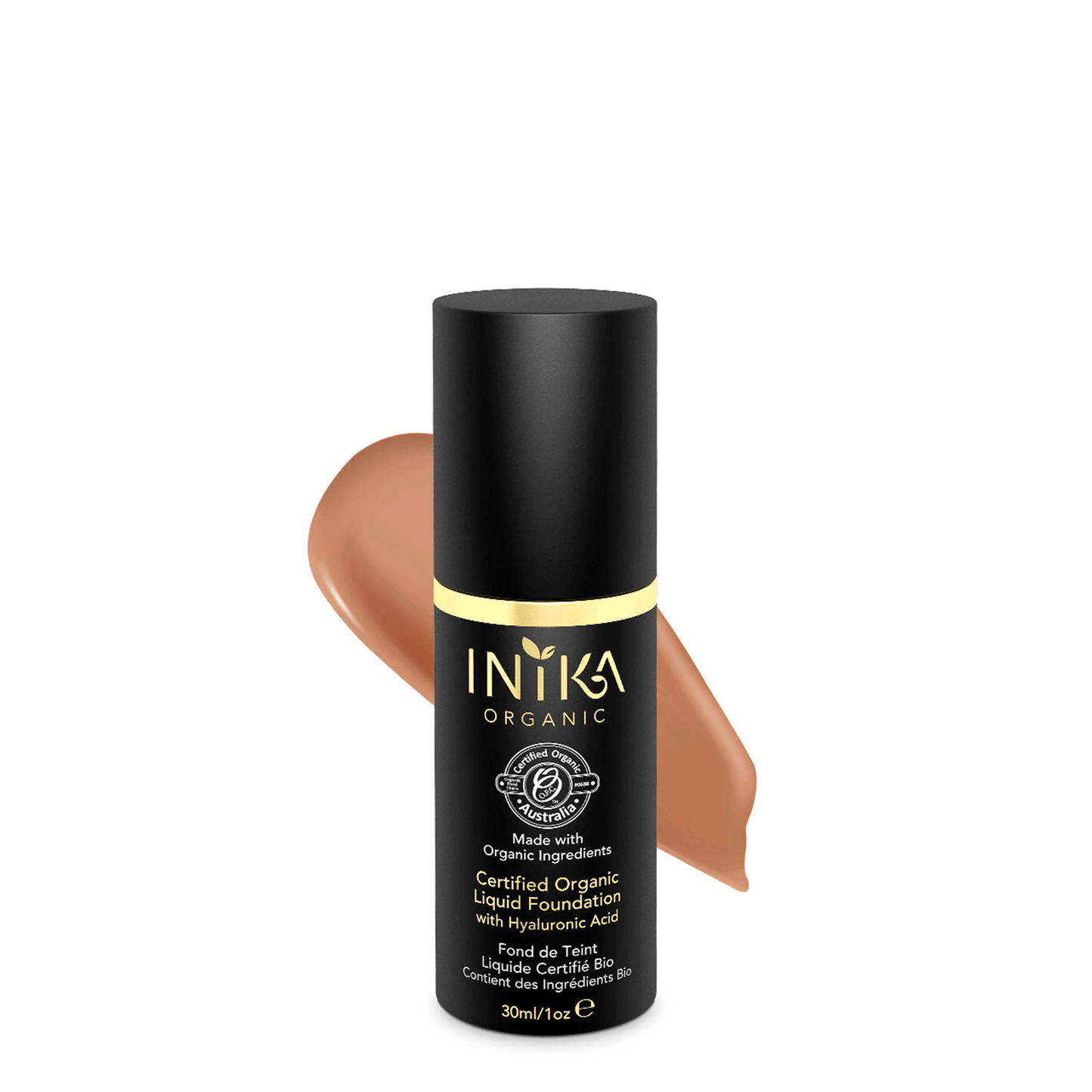 Certified Organic Liquid Foundation (Tan) | INIKA Organic | 01