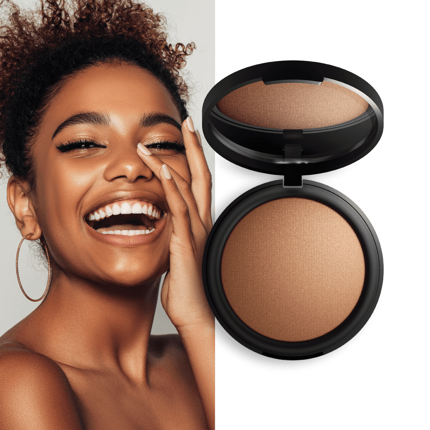 Baked Mineral Foundation (Joy) | INIKA Organic | 01