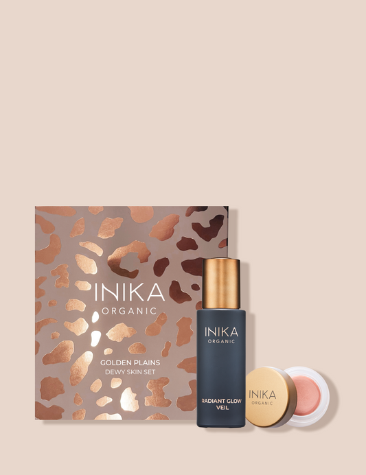 INIKA Organic Golden Plains Dewy Skin Set