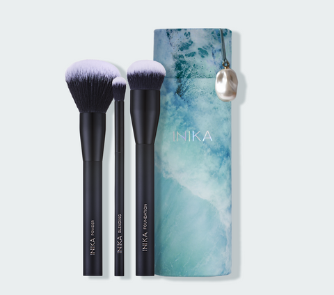 INIKA-Sapphire Seas Brush Trio | INIKA Organic | Blog Image